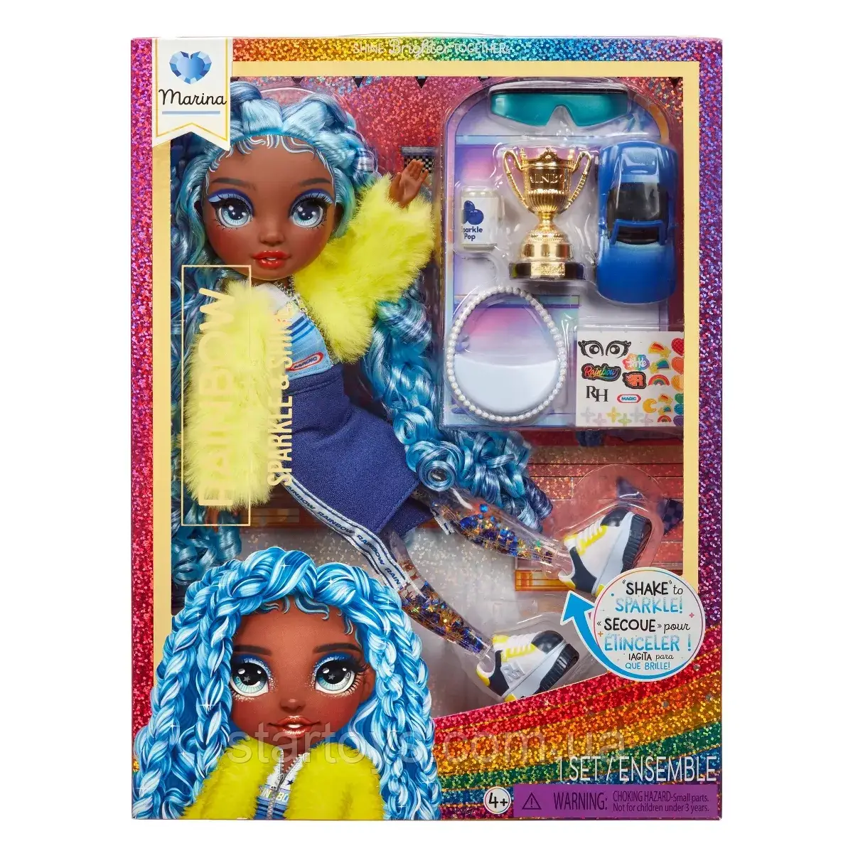 Лялька Рейнбоу Хай блиск і сяйво Марина синя Rainbow High Sparkle & Shine Marina Blue 427797