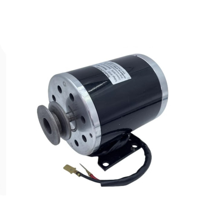 Електродвигун ZY1020 12 V 500 W 60ah 2500 rpm під ремінь, фото 1