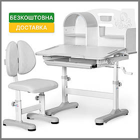 Шкільна регульована по висоті стіл парта і стілець для дітей Mealux Octo G