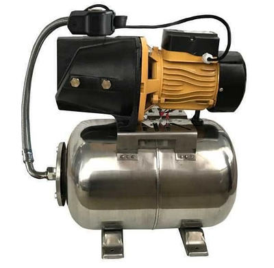 Насосна станція до 3 м³/год, тиск 1,8 - 2,8 бар (макс. 5 бар), бак 24 л, 1,1 кВт, Optima JET100-PL-24INOX