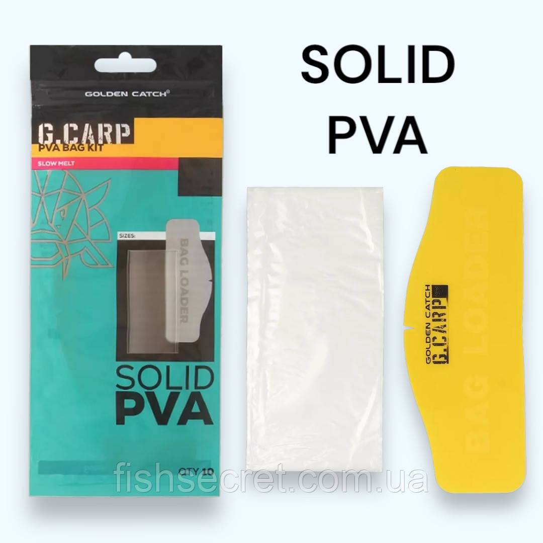 ПВА пакет GC G.Carp PVA Bag Kit Slow Melt 60x120мм S (10шт)
