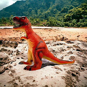 Іграшка динозавр T-REX RESTEQ - великий динозавр Тірекс 650×450 мм, реалістична фігурка для дітей, інтер'єрна модель, подарунок, фото 2