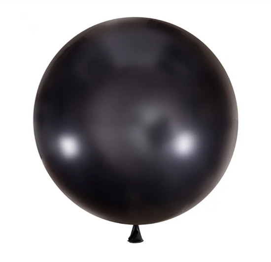 Куля Гігант 36"/90 см Пастель Чорний, Latex Occidental