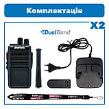 Рація Baofeng BF-M4 комплект 2 шт., UHF, 5 Вт, 3800 мАч +  Ремінець на шию, фото 5