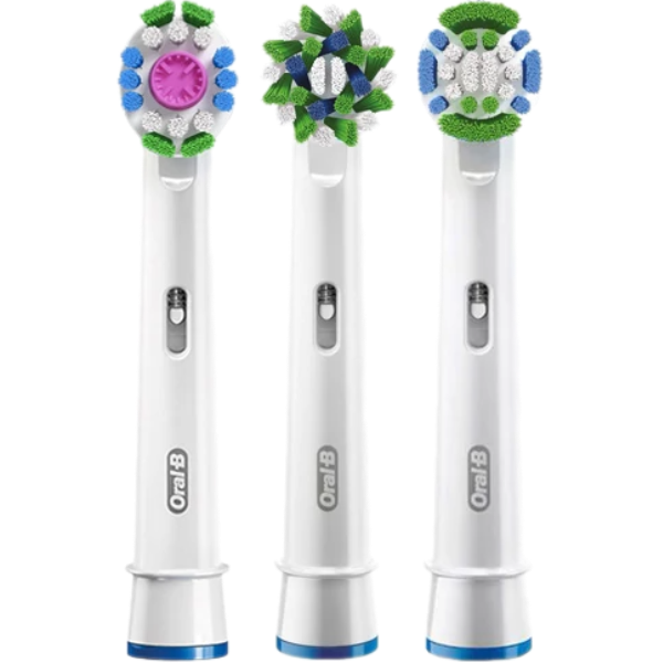 Насадки для електричних зубних щіток Oral-B набір Vitality (EB18pRB, EB20RB, EB50RB) (3 шт.)