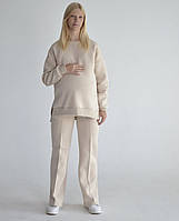 Костюм спортивний для вагітних і годувальниць із начосом тринитка на флісі