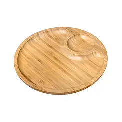 Блюдо кругле бамбукове Wilmax Bamboo 300 мм WL-771044/A