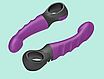 Потужний вібратор Фалоімітатор для жінок Ponto G Вагінальний масажер Стимулятор клітора фіолетовий, фото 4