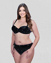 Купальник для полных Samegame 66129-8 черный(В НАЛИЧИИ ТОЛЬКО 52 54 56 58 60 УКР р-ры), фото 3