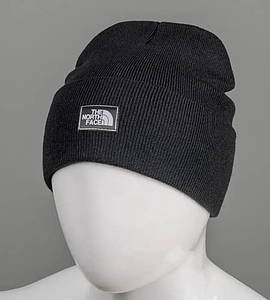 Шапка молодіжна "Ріжки" The North Face (m22), Чорний