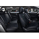 5D чохли на автомобільні сидіння Elegant SORRENTO , комплект, чорні (EL 700 156), фото 3