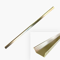 Ручка меблева довга на торець золото браш 1200мм Long K