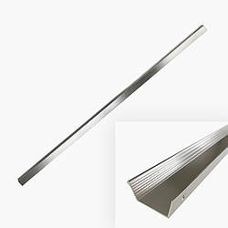 Ручка меблева довга на торець інокс браш 1200мм Long K