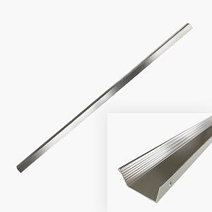 Ручка мебельная длинная на торец золото браш 1200мм Long К: купить