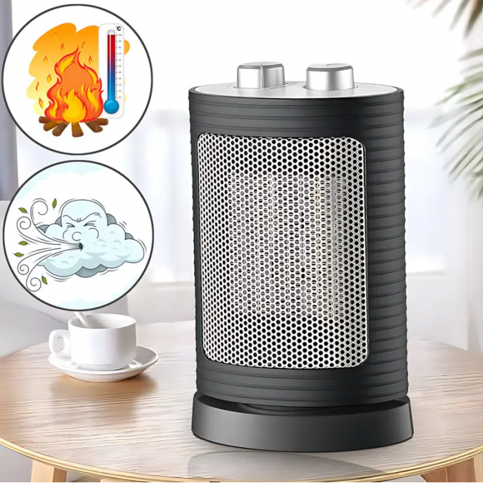 Тепловентилятор електричний обігрівач підлоговий Domotec MS-5905 Ceramic 1500 Вт