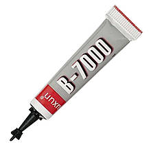 Клей силіконовий B7000 / B-7000 / герметик універсальний з дозатором прозорий 5 мл