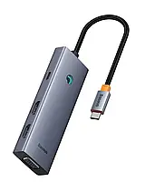 USB-хаб Baseus 7 in 1 Triple-Display Hub PD 100 Вт 4K@60 Гц (BS-OH117)