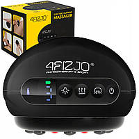 Масажна вакуумна банка 4FIZJO акумуляторна з ІЧ прогрівом Black (P-5907739318695)