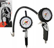 Пістолет Для Накачування Коліс з Манометром YATO (YT-2370)