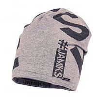 Шапка для хлопчика LEVI Jamiks 060-50 сіра 50-52