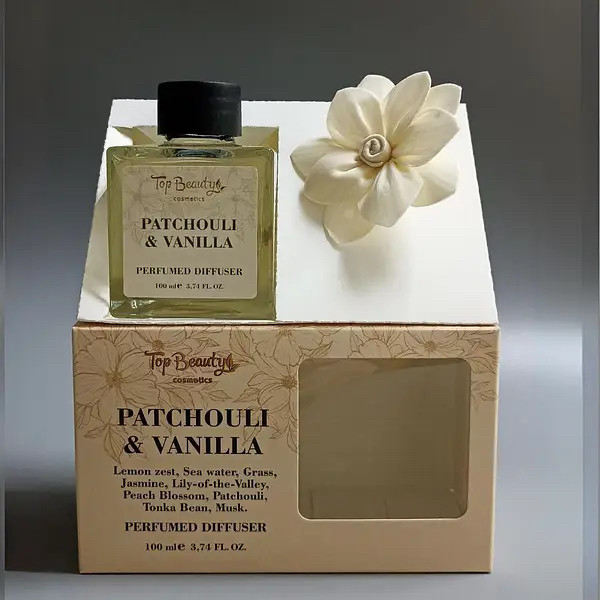 Аромадифузор для дому парфумований Top Beauty "Пачулі-Ваніль" 100 мл, фото 1