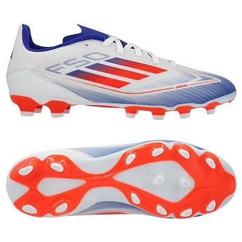 Дитячі бутси Adidas F50 League MG Junior IF1370, Білий, Розмір (EU) — 38 2/3