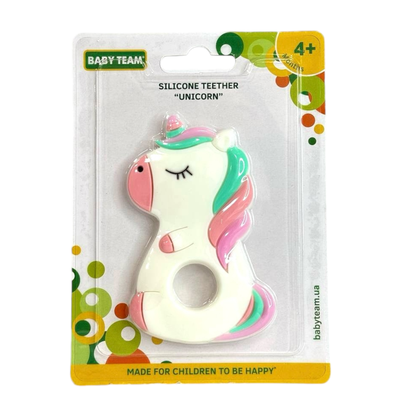 Прорізувач силіконовий "Єдиноріг" для малюків 4018 Baby Team