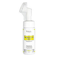 Пінка для вмивання зі щіточкою Top Beauty Washing Foam з вітаміном C 150 мл