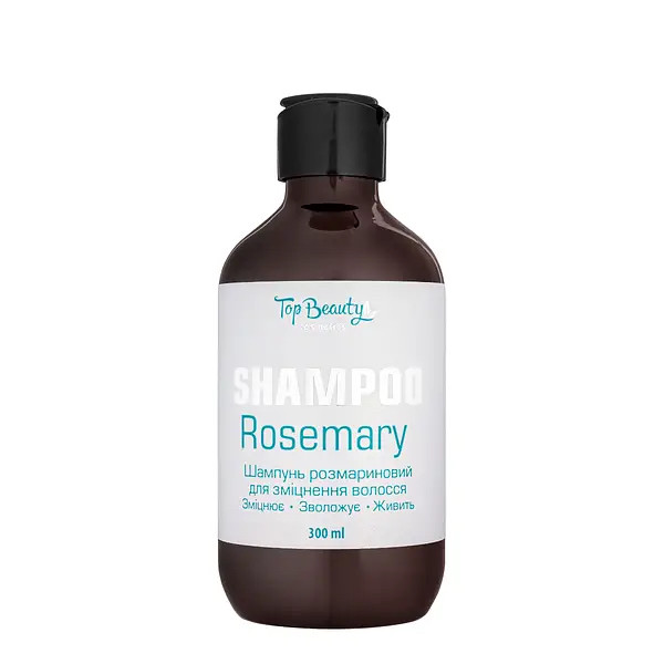 Шампунь для зміцнення волосся розмариновий Top Beauty Shampoo Rosemary 300 мл