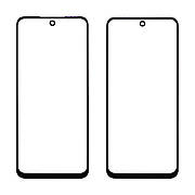 Скло тачскрину з OCA плівкою INFINIX Hot 30 Play чорне, з олеофобним покриттям, загартоване