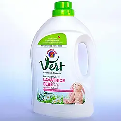 Chanteclair Vert Ecodetergente Lavatrice Bebe гель для прання дитячого одягу з вівсяним молочком 1.4л