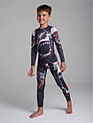 Дитячий рашгард. Комплект 3в1. Компресійний костюм : Рашгард, шорти, легінси. Термо комплект, фото 5