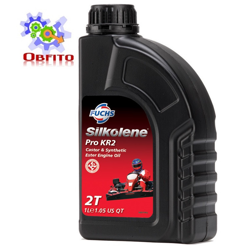 Моторное эфирно-касторовое масло для картинга "Silkolene PRO KR 2", 1л - фото 1 - id-p37755850