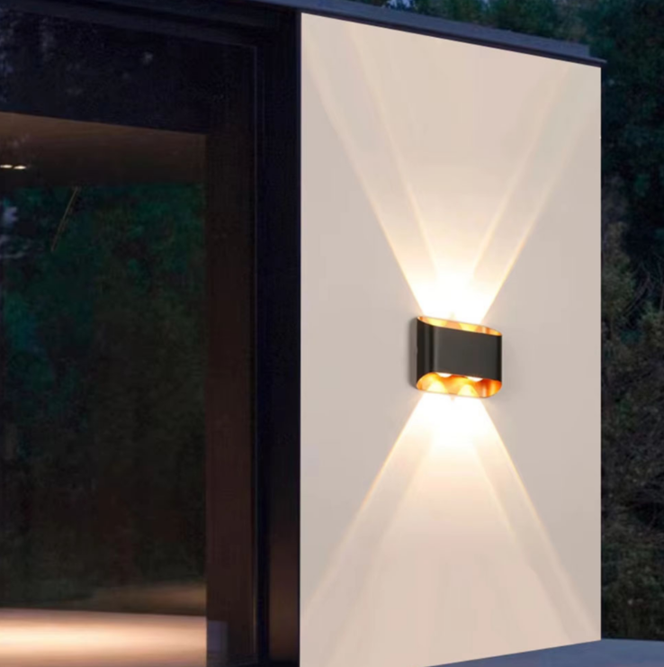 Світильник на 4 лінзи у чорно-бронзовому корпусі 4000K IP 54 W 045/4 BK+GD, фото 1