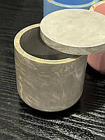 Кашпо із гіпсу М (біло-сірий мрамор)