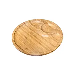 Блюдо кругле бамбукове Wilmax Bamboo 255 мм WL-771043/A