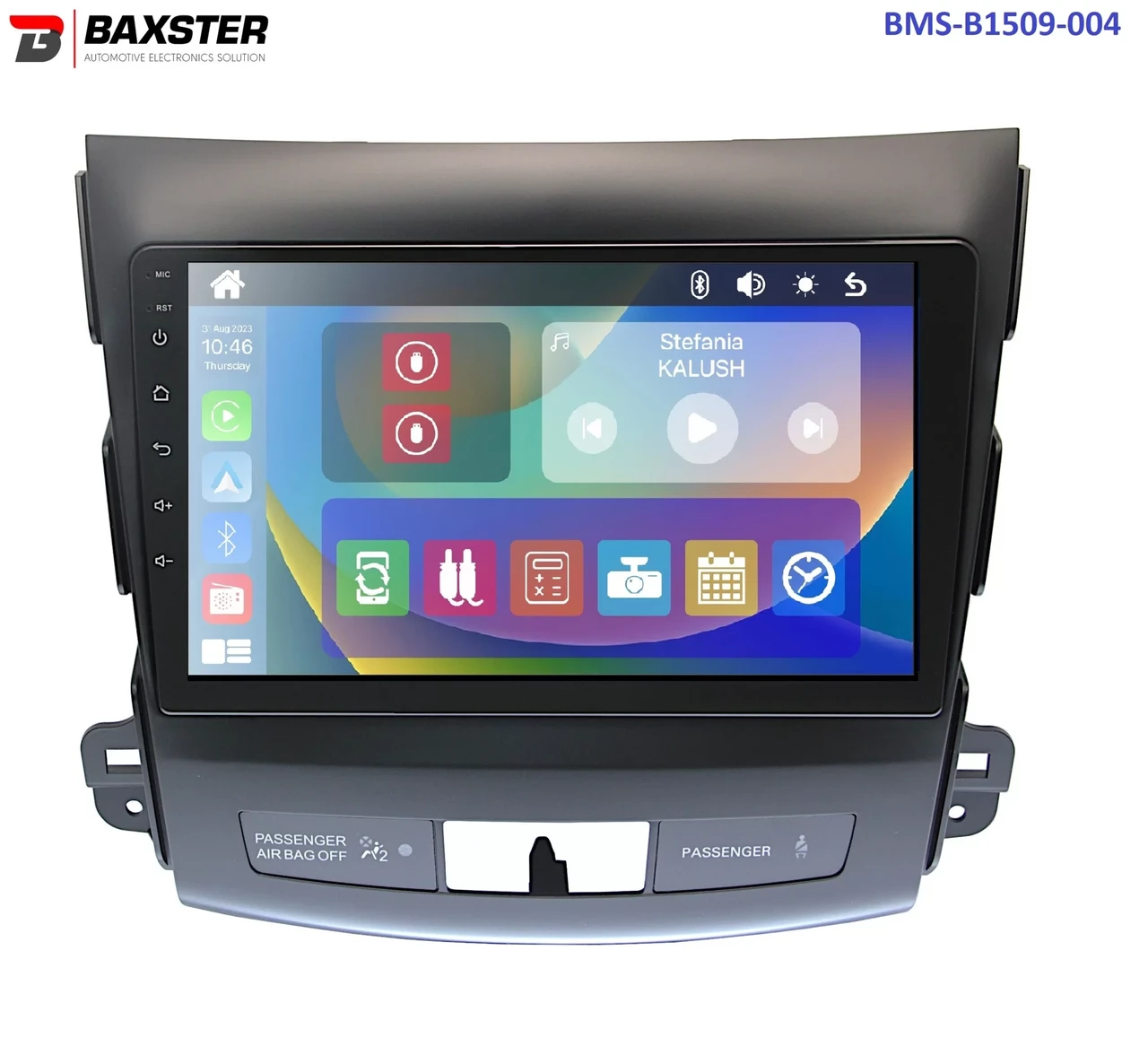 Штатна магнітола Baxster BMS-B1509-004 Citroen, Mitsubishi, Peugeot