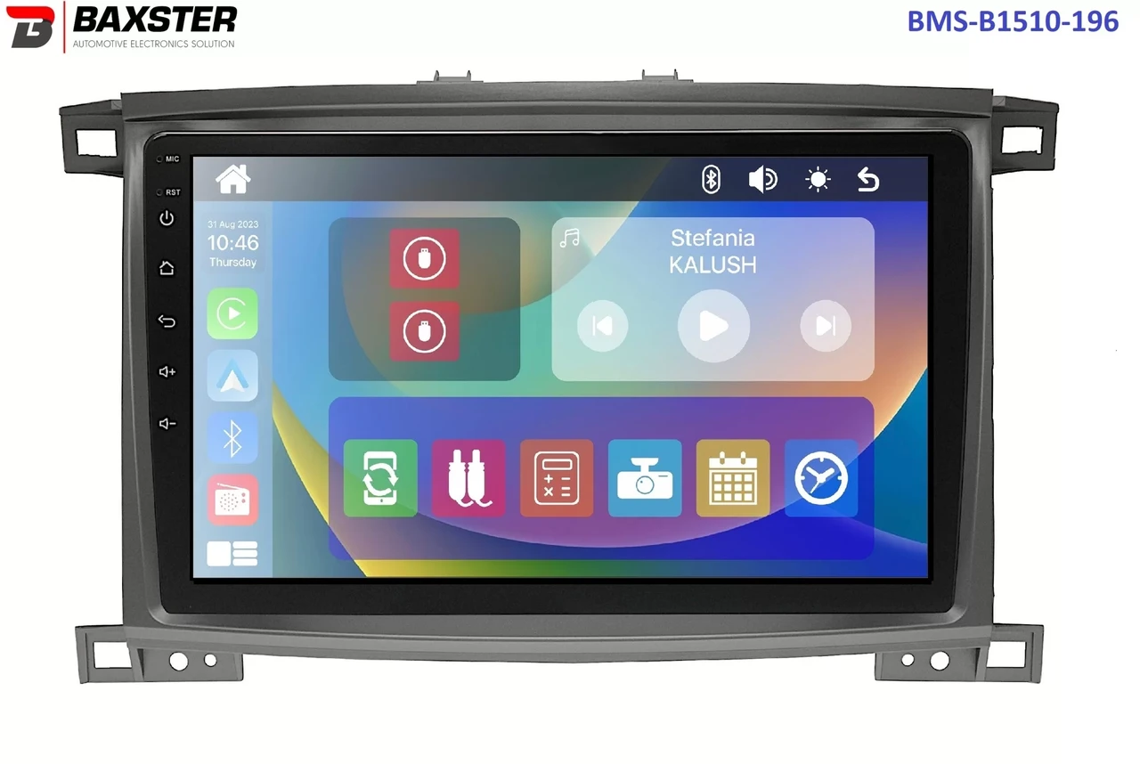 Штатна магнітола Baxster ВМS-B1510-196 Lexus LX 470 98-02 / Toyota LC 100 03-08
