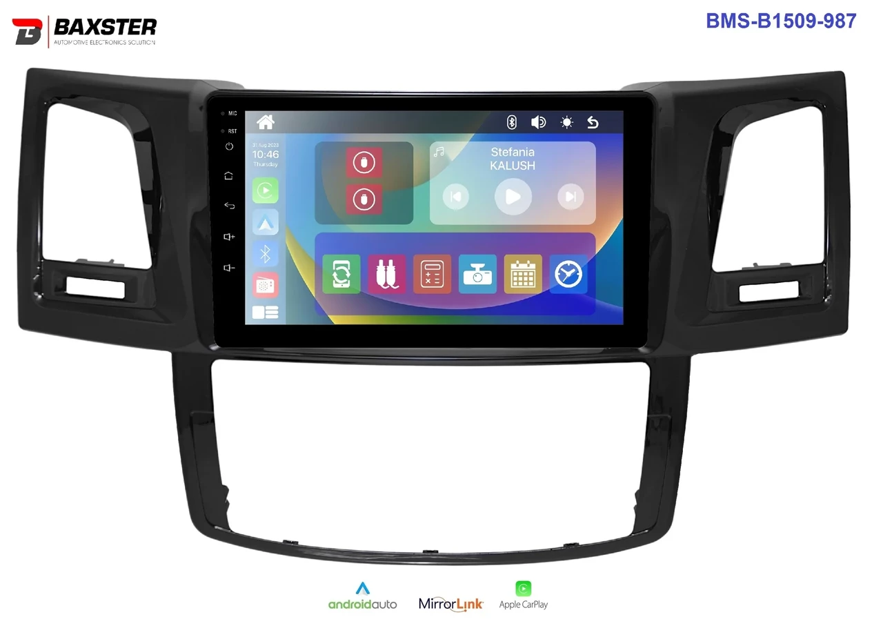 Штатна магнітола Baxster BMS-B1509-987 TOYOTA Fortuner/Hilux/SW4 11-15