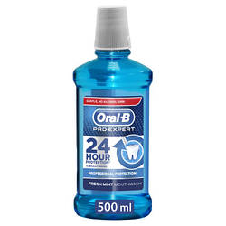 Ополіскувач для порожнини рота Oral-B Pro-Expert Professional Protection Свіжа М'ята 500 мл 4015600572969 smart