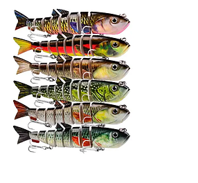 Набор Воблер Swimbait Складовий секційний свімбейт 130mm 22g 6шт