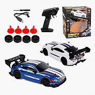 Дрифт машинка на радіокеруванні Ford Mustang Синій | Машинка для дрифту на пульті управління Дрифт машина на радіокеруванні, фото 10