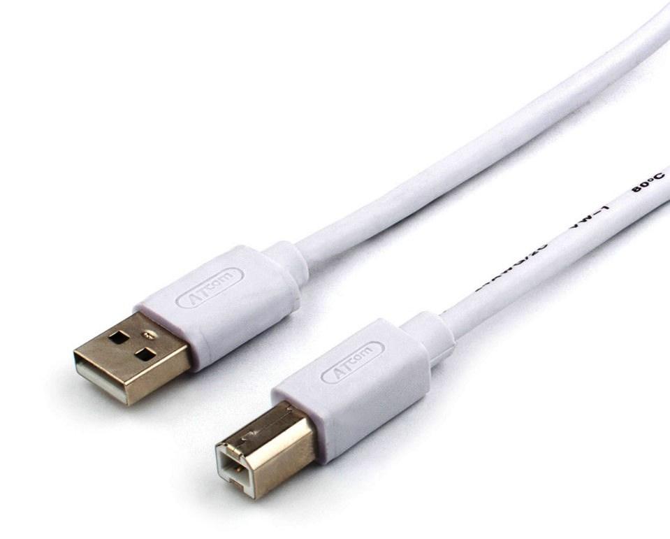 Кабель для принтера 5 метрів USB 2.0 AM/BM Atcom (10109)