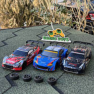 Дрифт машинка Nissan GT500 4WD на радіокеруванні Чорна | Машинка для дрифту на пульті управління | Дрифт машина на радіокеруванні, фото 8