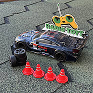 Дрифт машинка Nissan GT500 4WD на радіокеруванні Чорна | Машинка для дрифту на пульті управління | Дрифт машина на радіокеруванні, фото 5