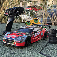Дрифт машинка Nissan GT500 4WD на радіокеруванні Червона | Машинка для дрифту на пульті управління Дрифт машина на радіокеруванні, фото 2