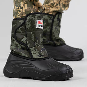 Зимові чоботи чоловічі EVA з хутром (М 12 камуфляж)