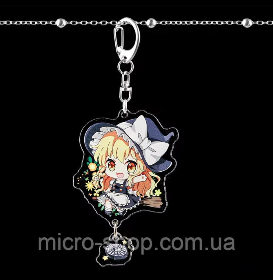Брелок Маріса Кірісамі з гри Тохо Проджект TouHou Project Marisa Kirisame