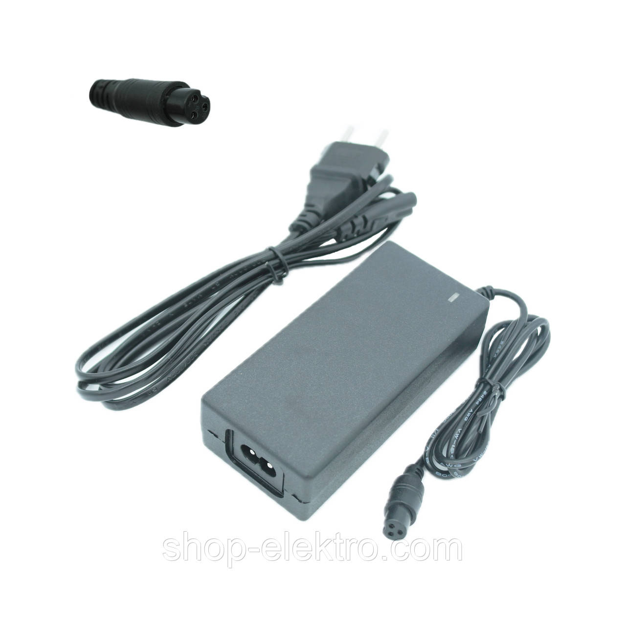 Зарядний пристрій для гіроборда 36V 2A (42V), фото 1