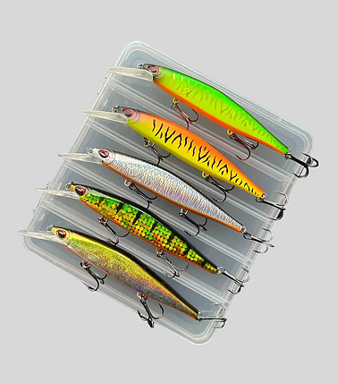 Набір Воблерів RALAPA Shadow Rap Deep SDRD11 110mm 13g 5шт в коробці, фото 2